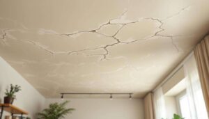 Plâtre qui s’effrite au plafond : la solution toute simple pour stopper les dégâts sans gros travaux