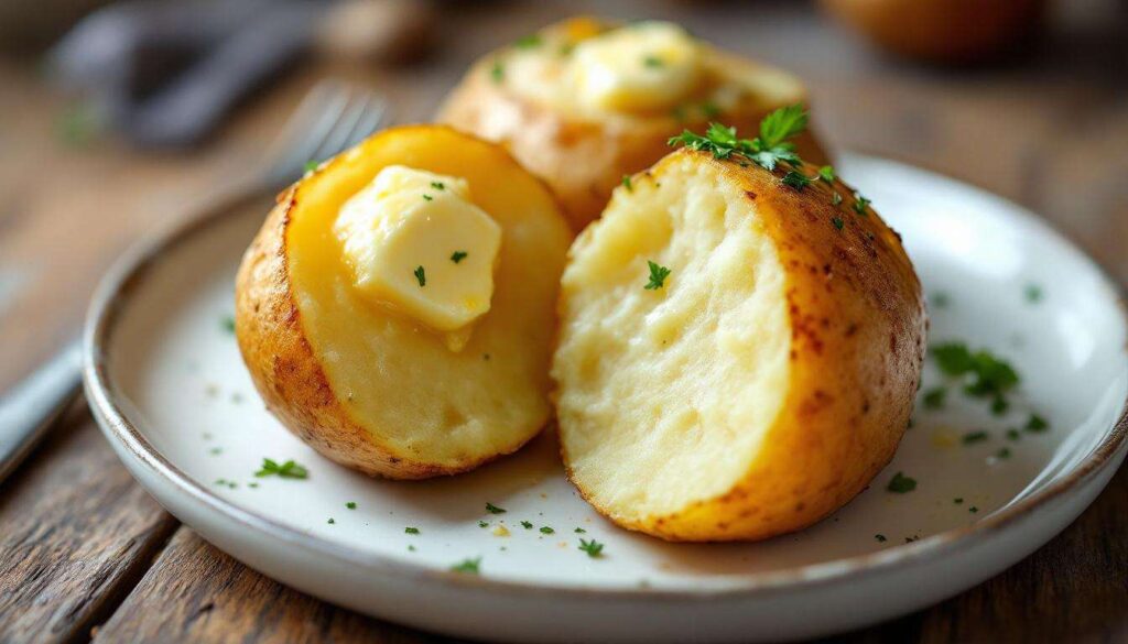 Sans cuisinière ni four : l'astuce simple des chefs pour cuire une pomme de terre au four en moins de 10 mn
