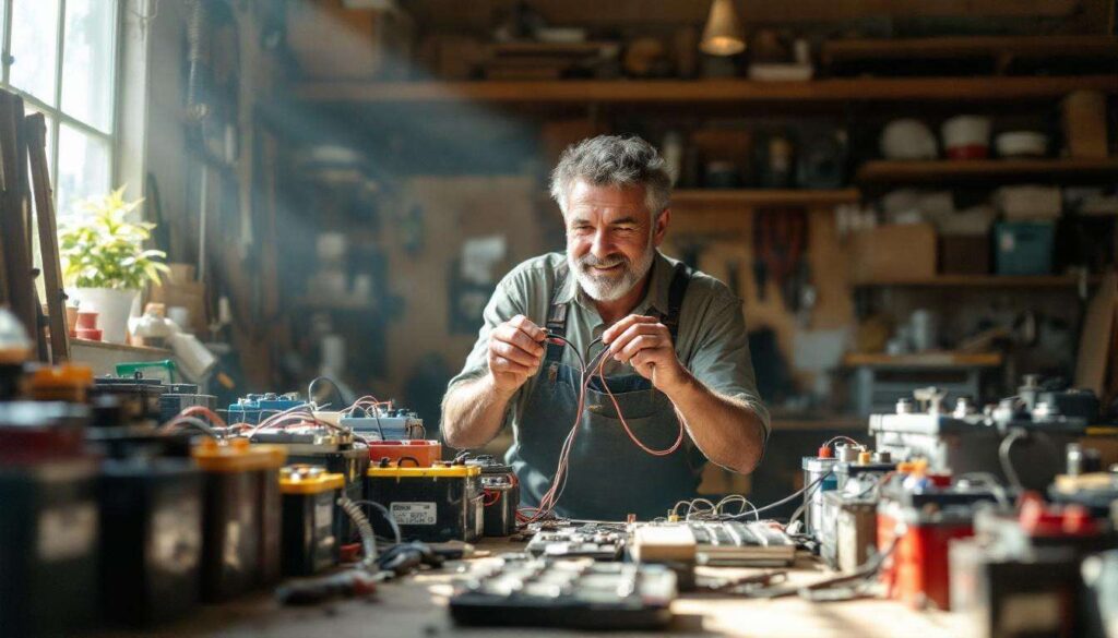 D’énormes économies d'électricité" : ce bricoleur malin s'alimente en électricité grâce à de vieilles batteries recyclées depuis 8 ans