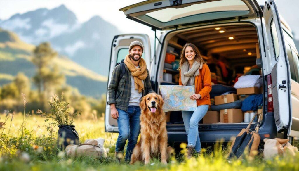 Le pari fou d’un couple, qui économise pendant près de 10 ans et planifie un long voyage avec son chien