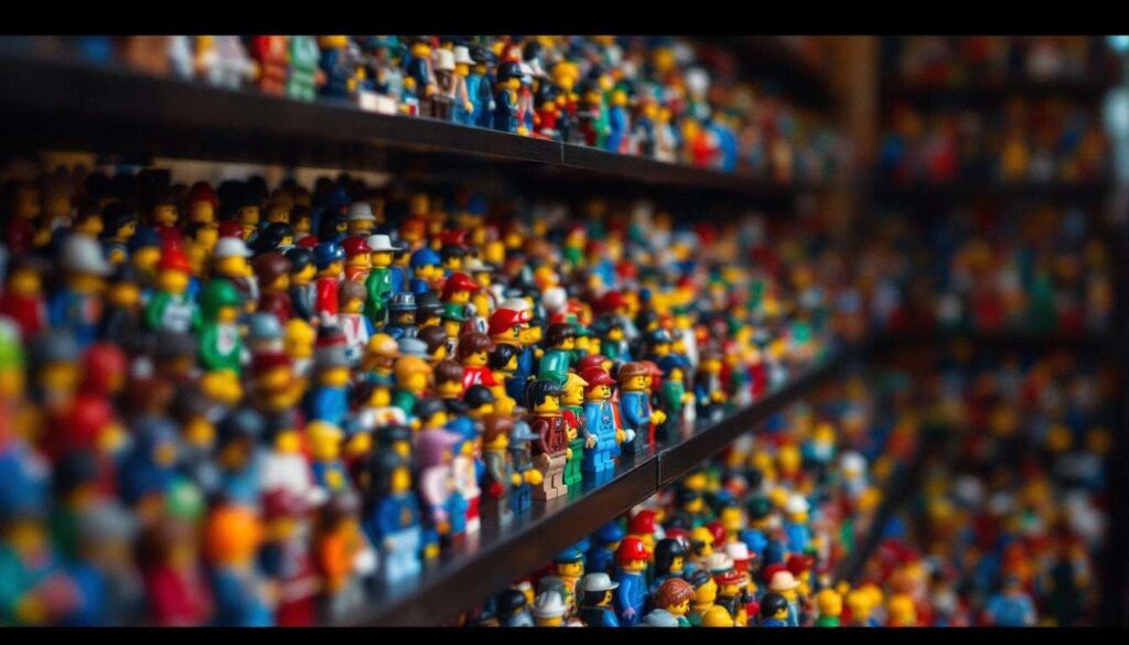 Il possède la plus grande collection de figurines LEGO au monde, il a gagné la plus rare lors d'un tirage au sort