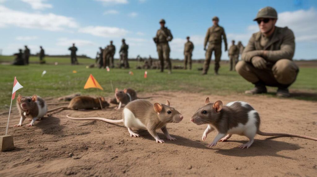 Le saviez-vous ! Des rats détecteurs de mines sur les champs de bataille et ils sont super efficaces !